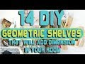 14 DIY Geometric Shelves That Will Add Dimension In Your Room