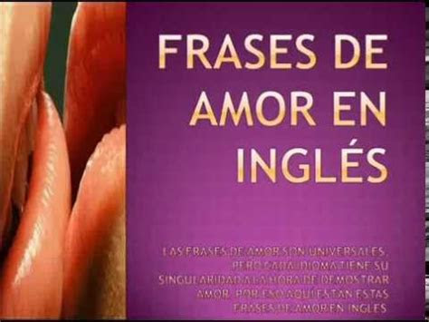 frases de amor en ingles youtube
