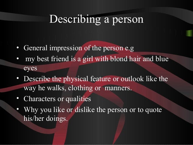 descriptive essay about a girl