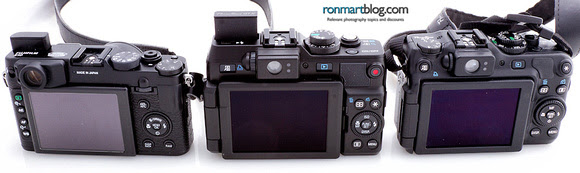 X10, G1X and G12 LCD Comparison