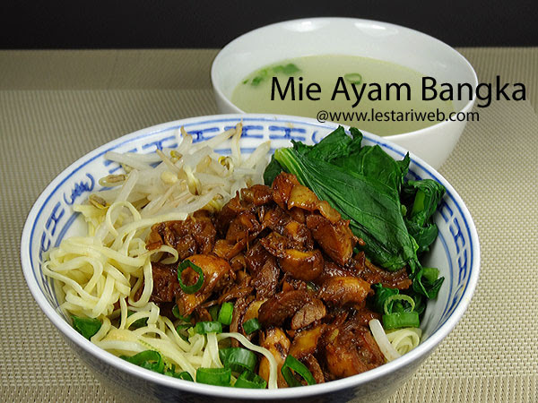 Kumpulan Resep Asli Indonesia - Mie Ayam Bangka