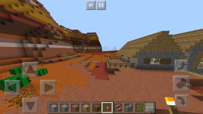 Minecraft Pe メサ村にスポーンするシード値 Seed まとめ Surilog