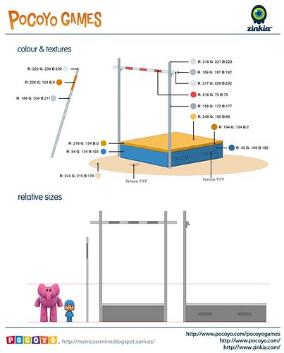 Pocoyo Games 2012 Pole vaulting set