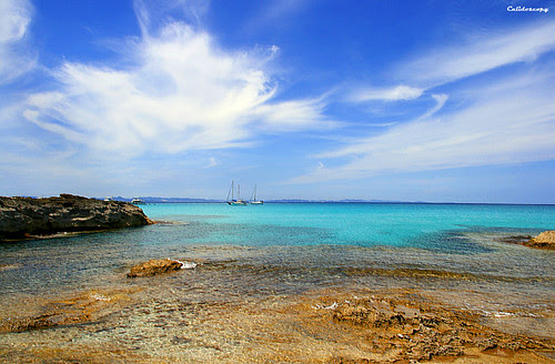 Perduts a la immensa mar blava....