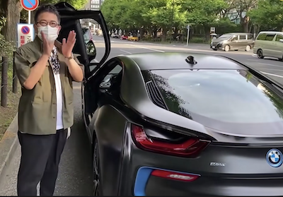 宮迫博之 Bmw I8でまたドッキリ Bmwおたっきーず Blog Bmw総合情報ブログ
