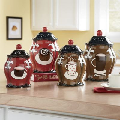 Set of 4 Coffee Canisters from Seventh Avenue