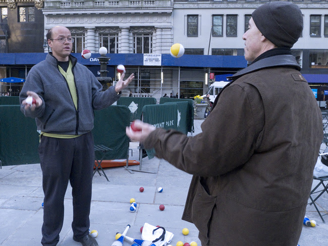 Juggling in Bryant Park