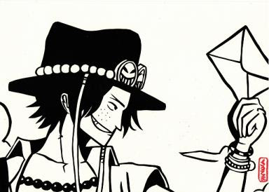 One Piece エース扉絵連載時のイラスト こ い こ う じ 楽天ブログ