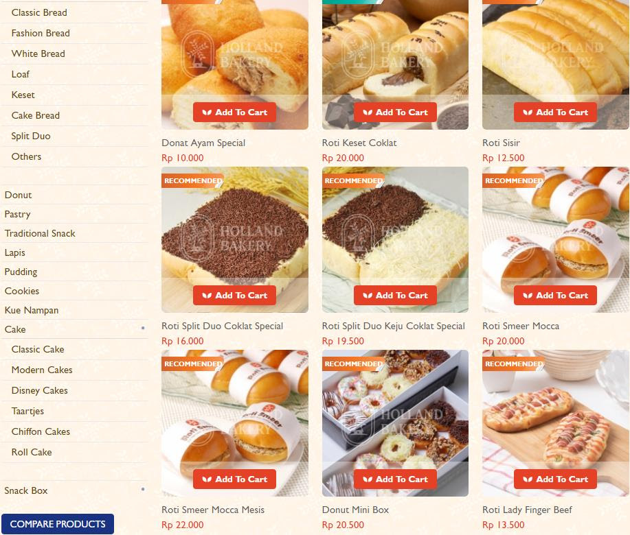 Harga Menu Holland Bakery Lengkap Terbaru 2021 - Lokasi No ...