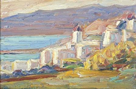 Quelques îles dans la peinture grecque contemporaine (1- Les Cyclades) -  Greece - Αχ Ελλαδα σ'αγαπω