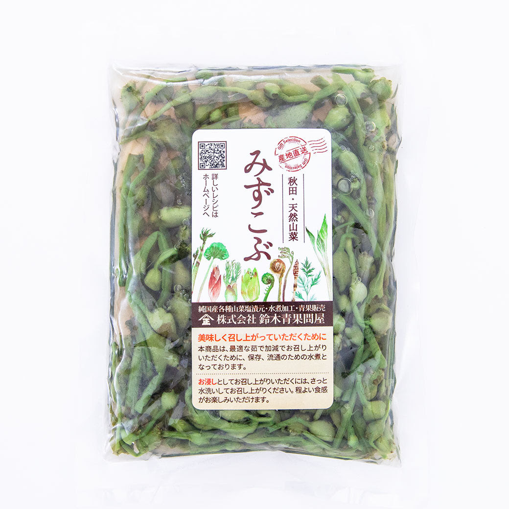 秋田の天然山菜 みずこぶ 約80g こだわり生鮮のネットスーパー Perrot ペロット