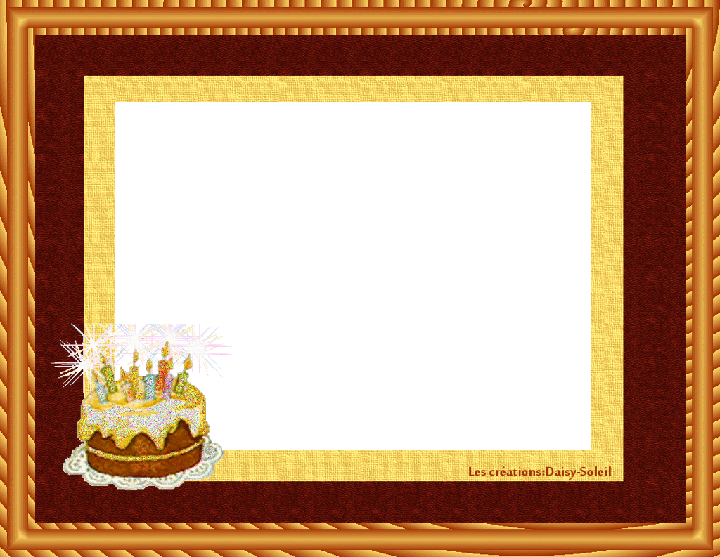Cadre Gateau D Anniversaire