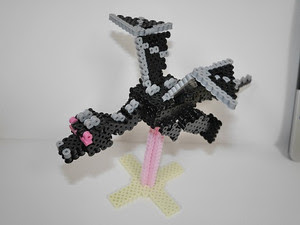 3d Perlerbeads アイロンビーズ Minecraft マインクラフト Enderdragon エンダードラゴン 3dperlerbeadsお手軽頑固な立体アイロンビーズ