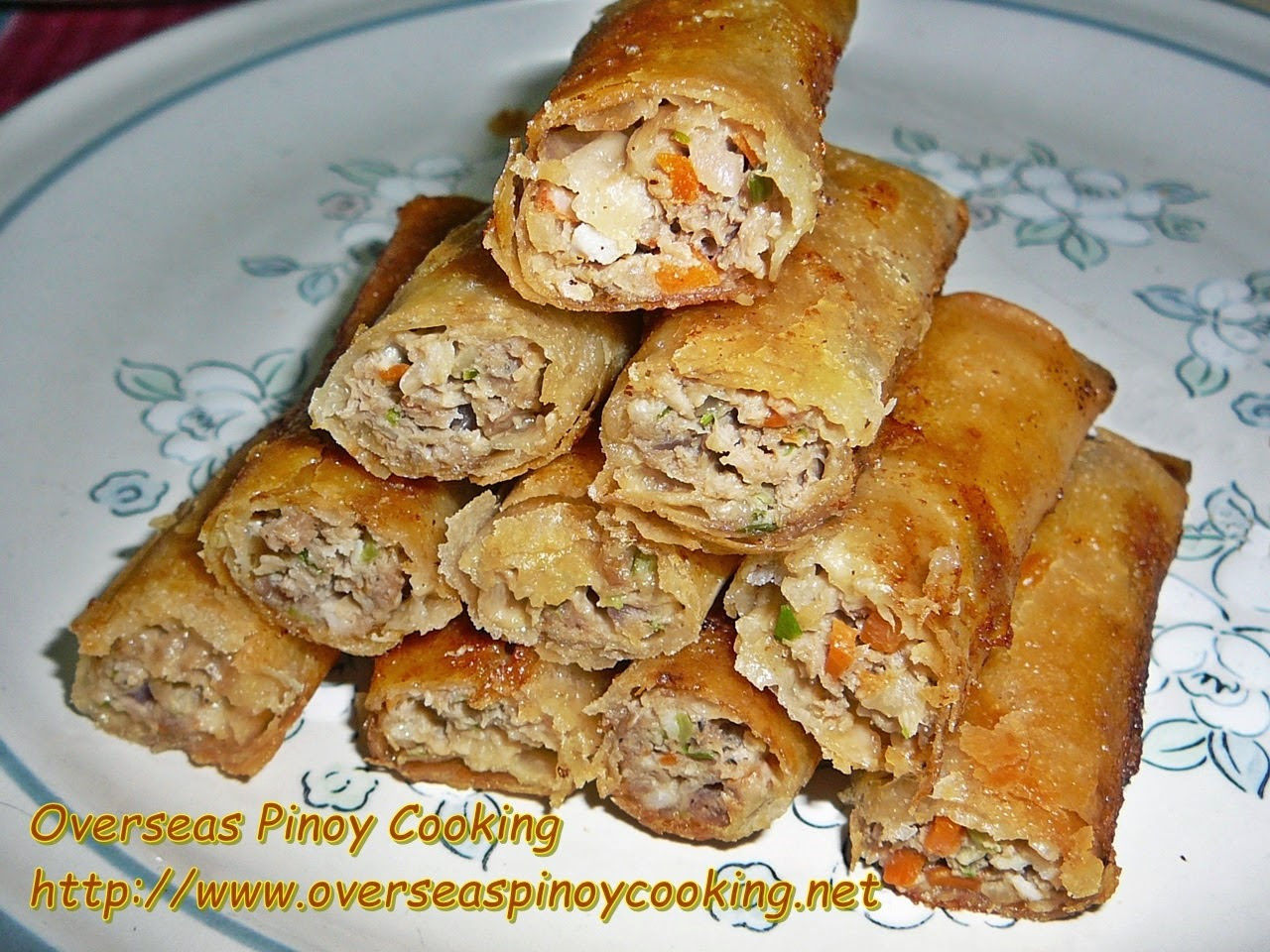 Cheesy Lumpiang Shanghai