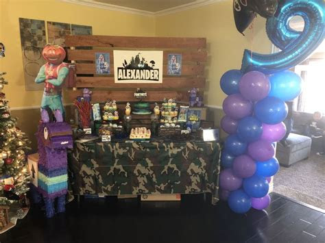 fortnite party set  dance party birthday birthday