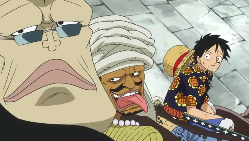 木陰の岩の眠り猫 One Piece アニメ感想