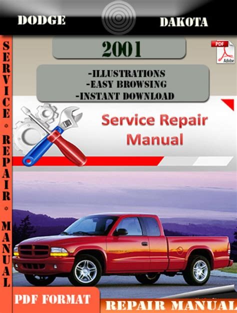 PDF High Def 2001 Factory Dodge Dakota Shop Repair Manual