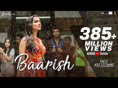 Baarish | Half Girlfriend | Arjun K & Shraddha K | Ash King & Shashaa Tirupati | Tanishk Bagchi