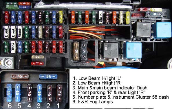 Bert Rowe's-A-class info. Battery Compartment, Fuses & Relays