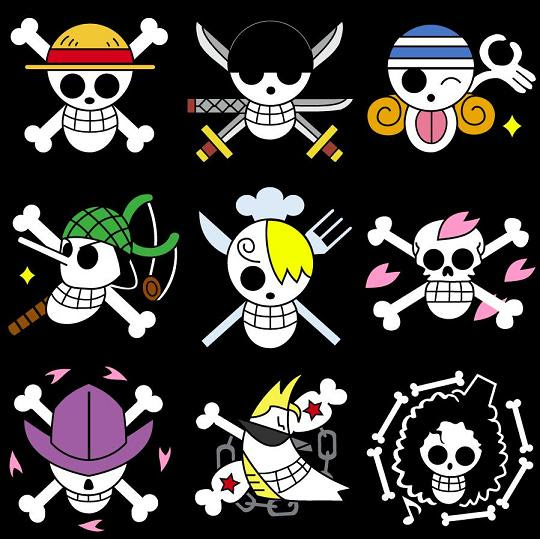 絵を描くの好きなんです 麦わらの一味の海賊旗の変化