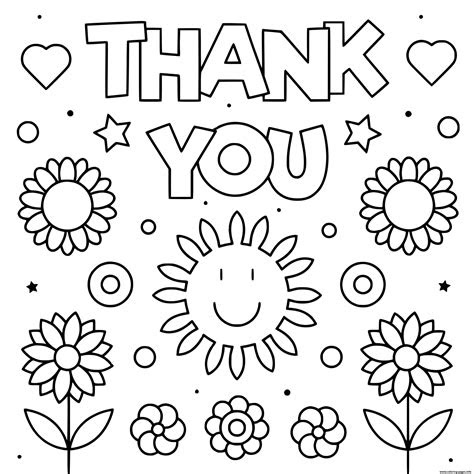  printable thank you coloring pages printable word searches