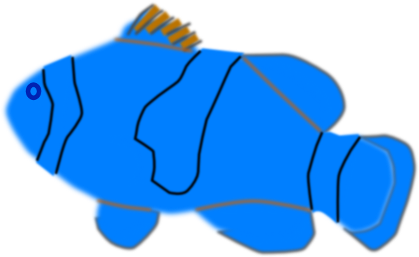 Download Blue Nemo Clip Art at Clker.com - vector clip art online ...