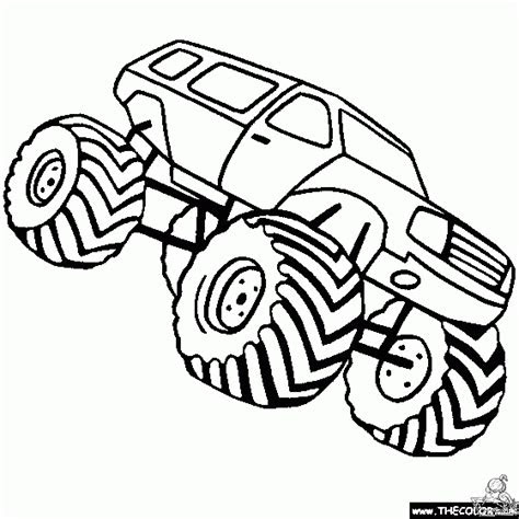 kleurplaten nl kleurplaat monster truck