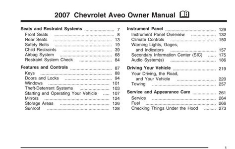Free Read 2007 chevrolet aveo owners manual download Free EBook,PDF and Free Download PDF