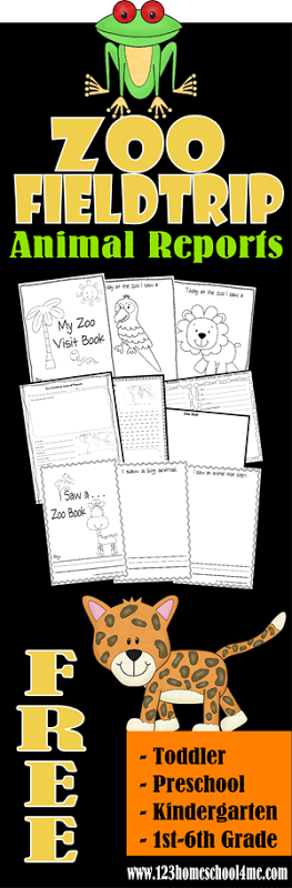 FREE Zoo Field Trip Worksheets | Free Homeschool Deals