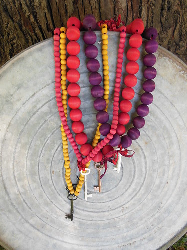 Martha Stewart Dyed Beads by becky b.'s sew & tell