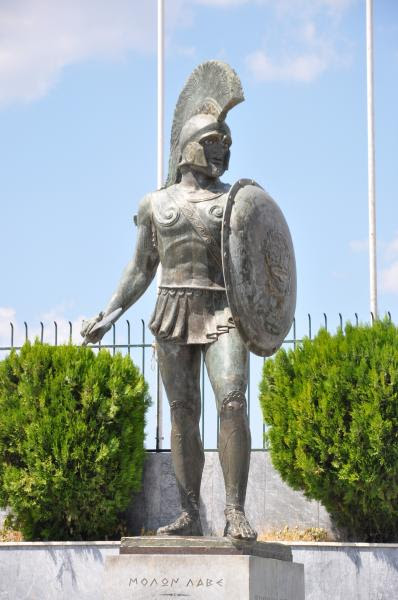 King Leonidas Statue Sparta Sparti