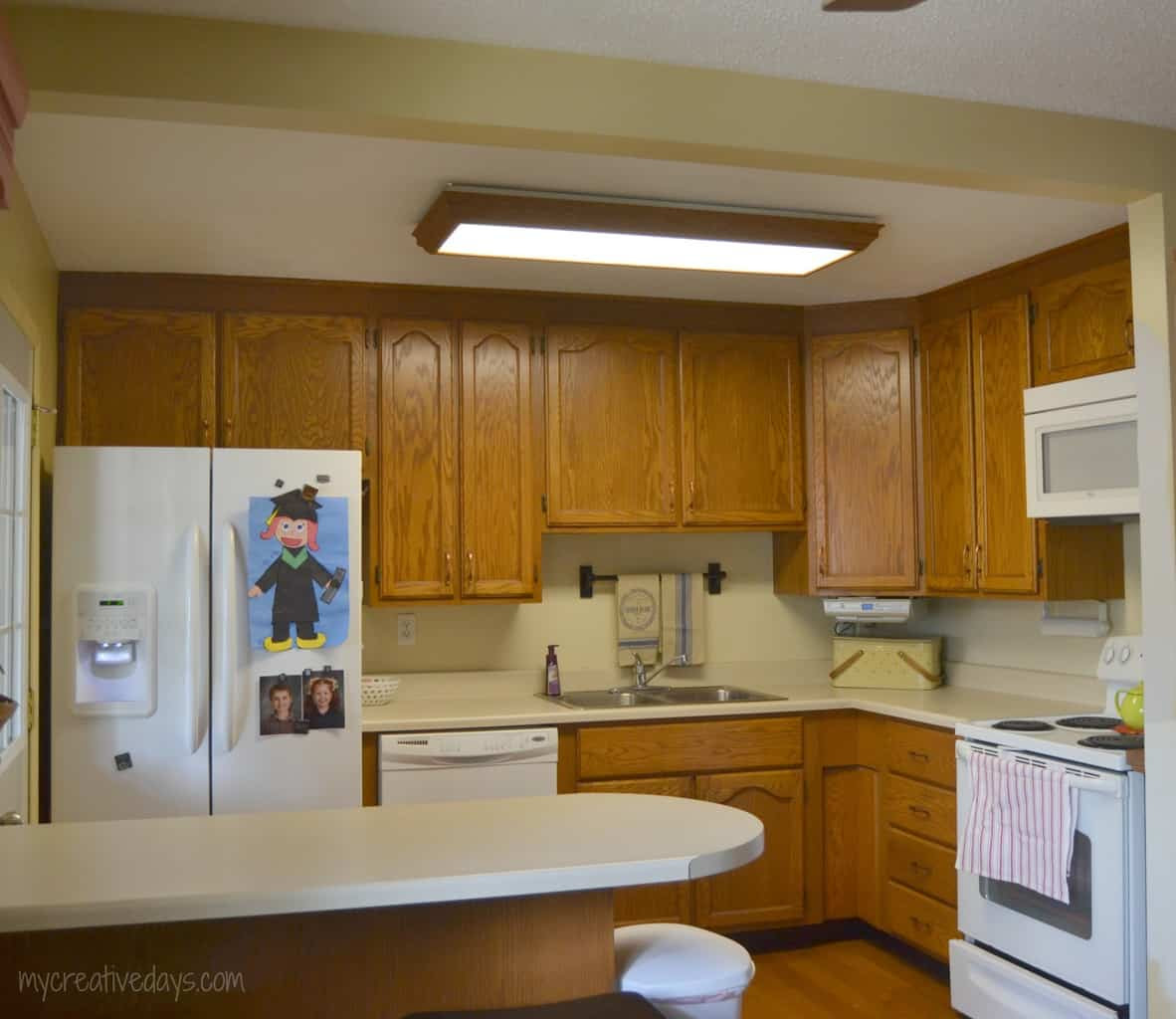 DIY Kitchen Light Fixtures {Part 1}  My Creative Days