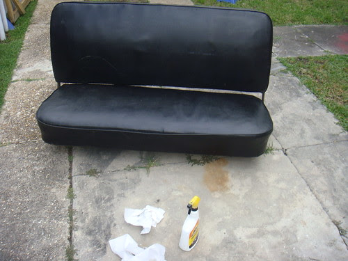 Polished up bench seat