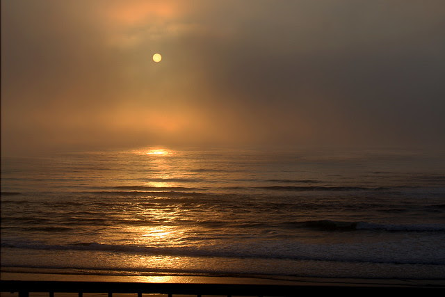 sunset, lincoln city