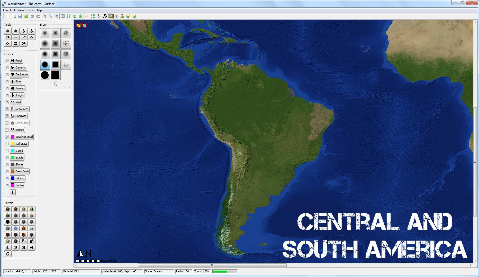 Central & South America [/w download][worldpainter] - Maps 
