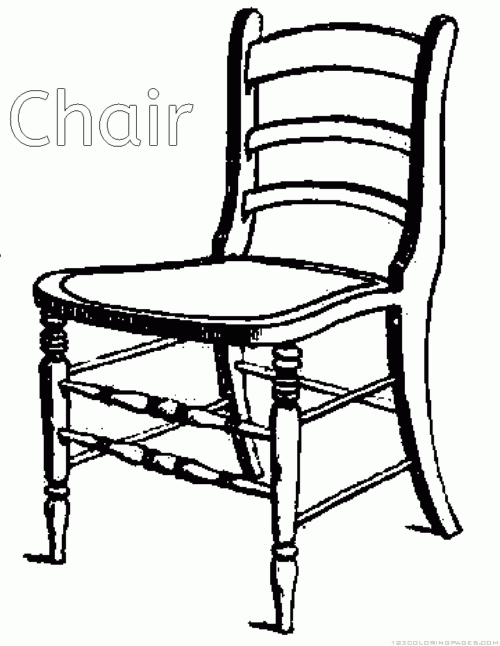 Download Chair Coloring Pages