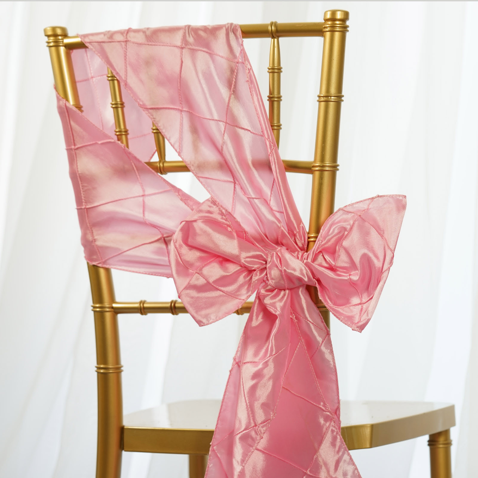 Pintuck CHAIR SASHES Bows Ties Banquet Wedding Reception ...