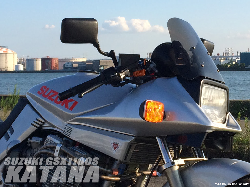 Gsx1100sカタナ壁紙 Pc用 スマホ用 Katana Wallpaper Jack In The Wind Suzuki Gsx1100s Katana カタナ でリターンライダーになった危険な話