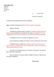 Lettre de motivation employé de vie scolaire – Des documents