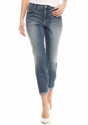Nine West Jeans Alec Slim Boyfriend Ankle Jeans