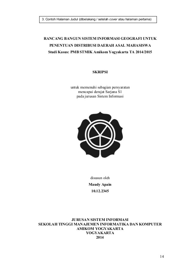Contoh Skripsi Bahasa Inggris Unwagati / Contoh Skripsi Kualitatif