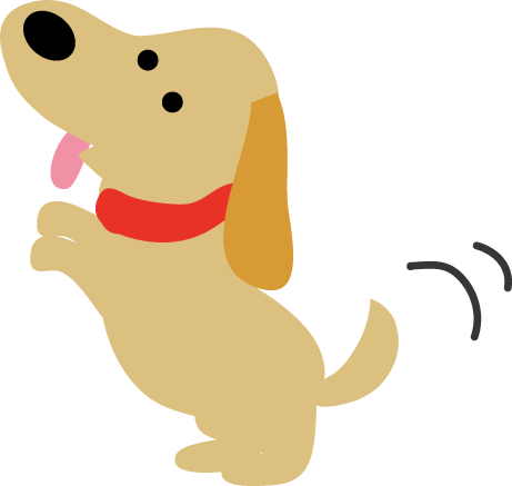 犬のイラスト 無料イラストフリー素材