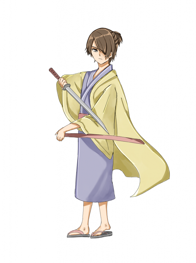 イラスト武士 ねこのーと