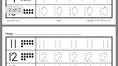+29 English Worksheets Numbers 1-20 2022