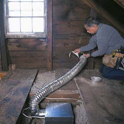 Attach the Exhaust Duct to the Wall Cap | How to Install a 