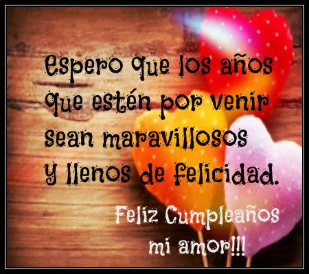 Frases Feliz Cumpleaños Amor
