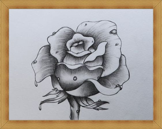 Gambar Sketsa Bunga Indah, Mulai dari Mawar, Melati 