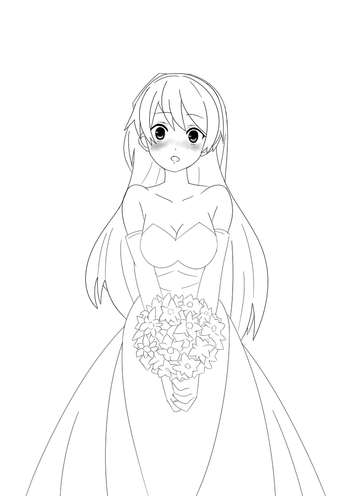 ルセッタのウエディングドレスのメイキング ネ タ 部 屋