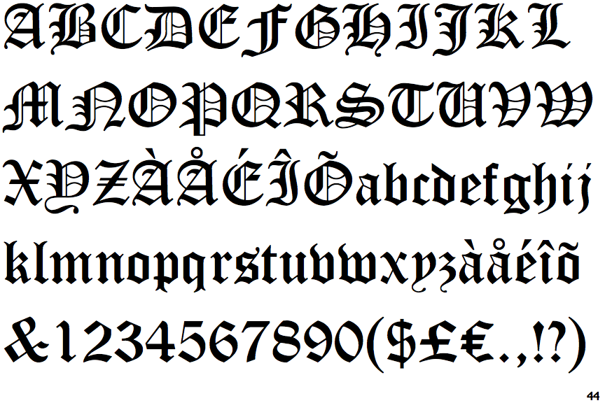 Learning Blackletter Alphabets Free Downloadable Guides Jake Rainis Can you see the different slants that are going on in mastering the basics will give you a strong foundation for developing your own styles later on.