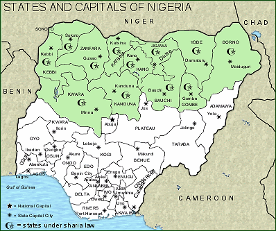 Nigeria States. Back to Top
